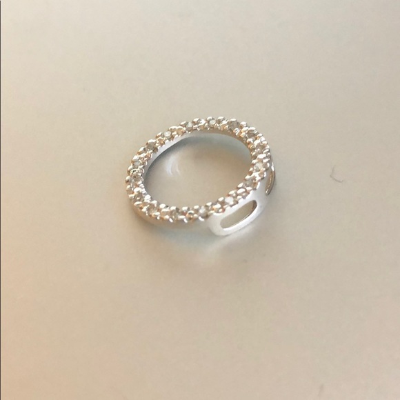 Real diamond circle necklace